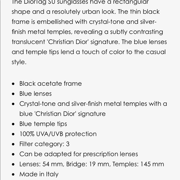 DIOR Sunglasses - Picture 10 of 10